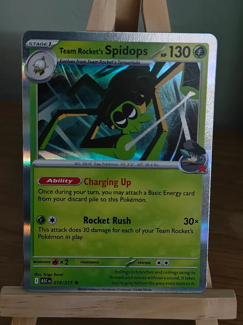 Team Rocket's Spidops · Ascended Heroes · 19 · Holo · Near Mint