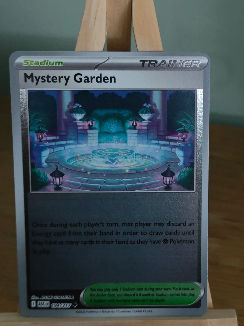 Mystery Garden · Ascended Heroes · 194 · Reverse Holo · Near Mint
