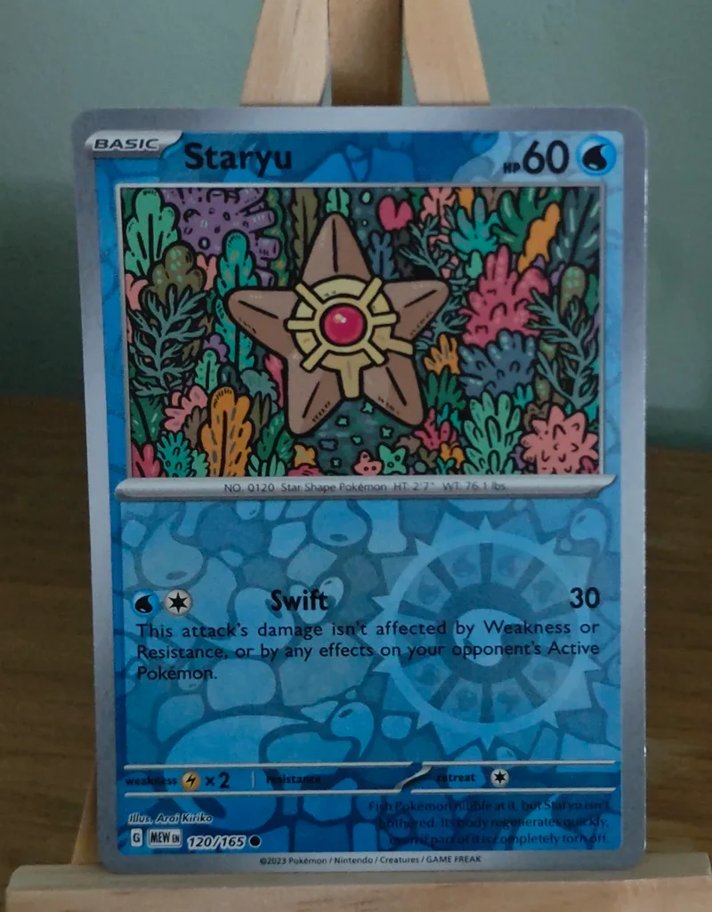 Staryu · 151 · 120 · Reverse Holo · Near Mint