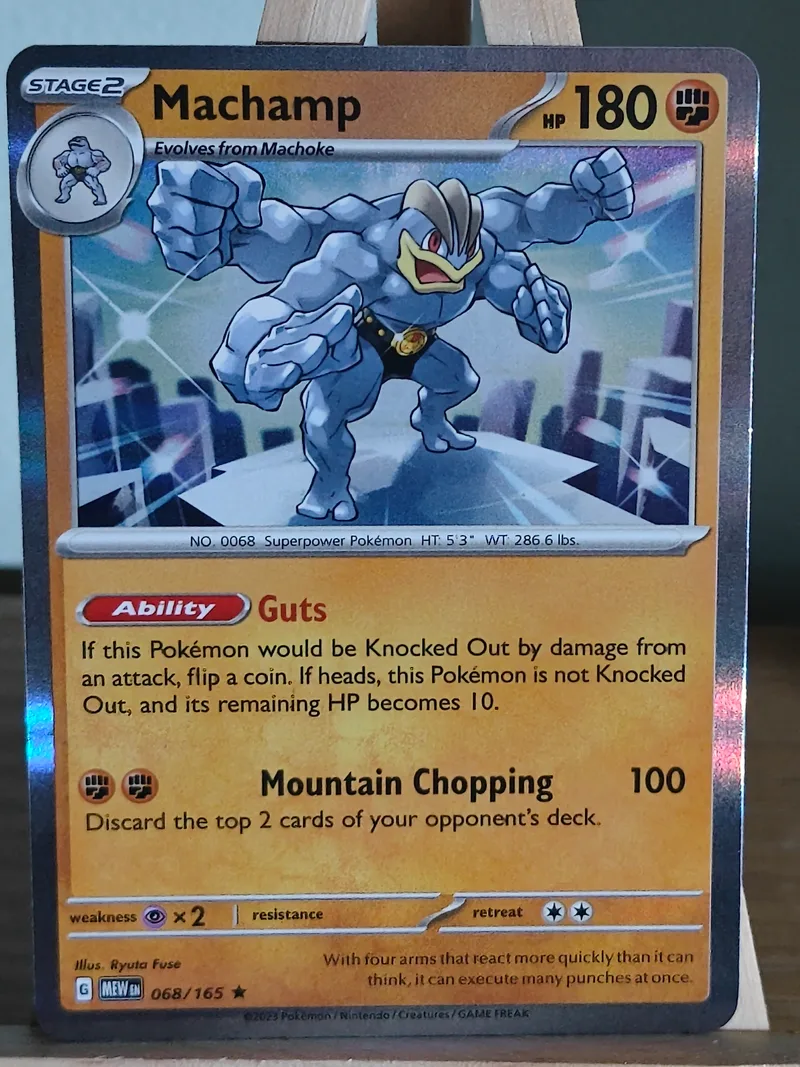 Machamp · 151 · 68 · Holo · Near Mint