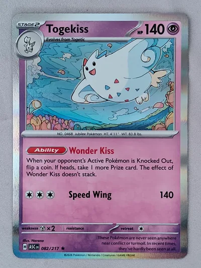 Togekiss · Ascended Heroes · 82 · Holo · Near Mint
