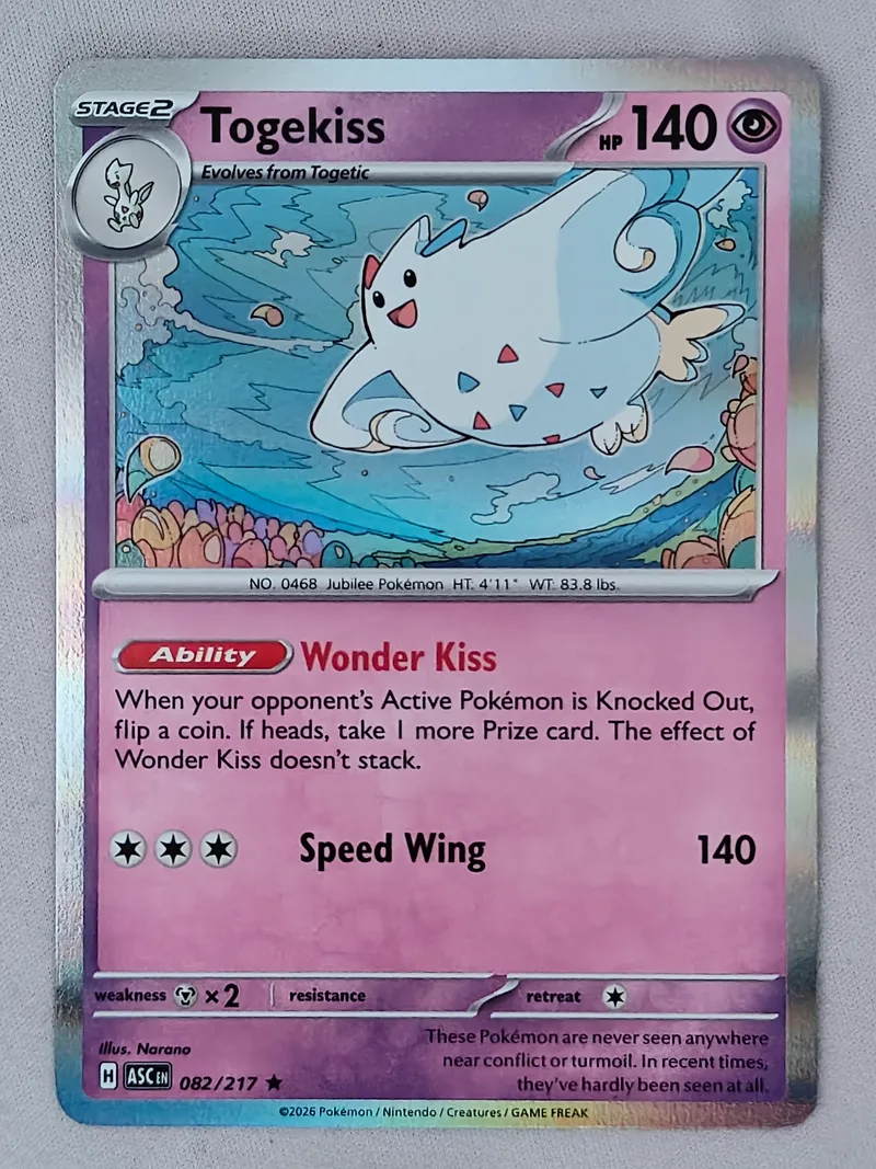 Togekiss · Ascended Heroes · 82 · Holo · Near Mint