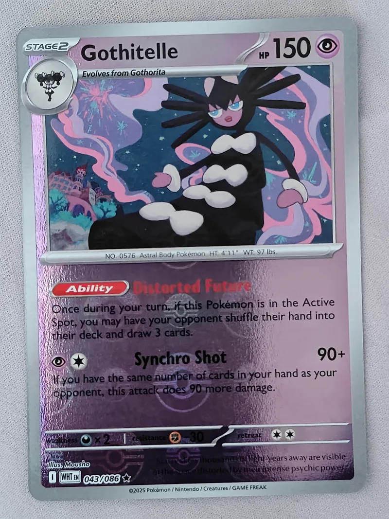 Gothitelle · White Flare · 43 · Poké Ball · Near Mint