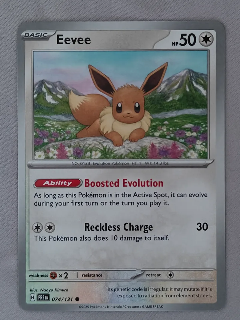 Eevee · Prismatic Evolutions · 74 · Near Mint