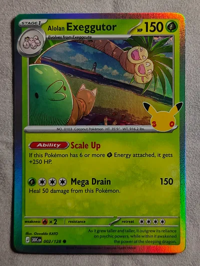 Alolan Exeggutor · 30th Celebration · 002 · Holo · Near Mint