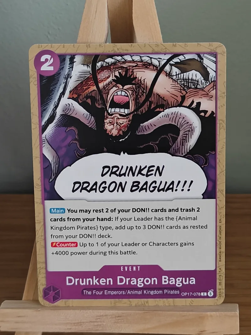 Drunken Dragon Bagua · The World's Strongest Warriors · OP17-078 · Near Mint