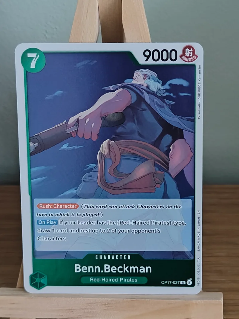 Benn.Beckman · The World's Strongest Warriors · OP17-027 · Near Mint