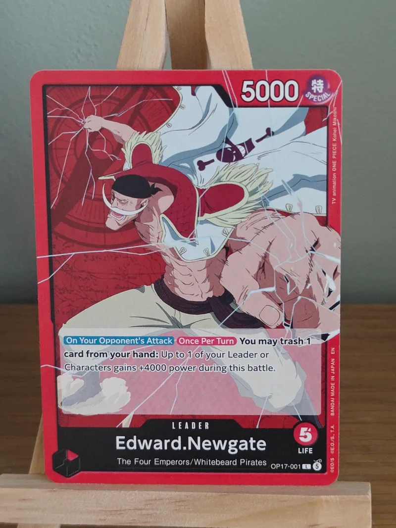 Edward.Newgate · The World's Strongest Warriors · OP17-001 · Near Mint