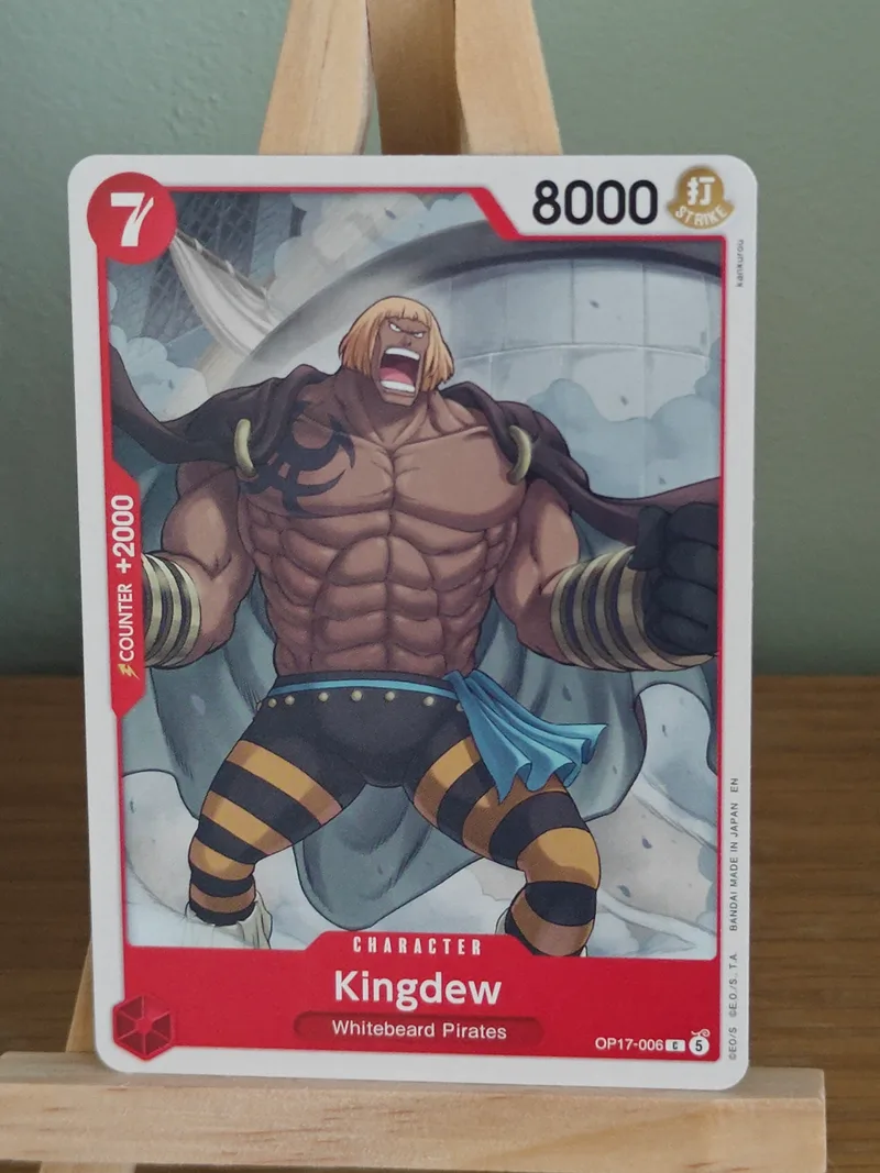 Kingdew · The World's Strongest Warriors · OP17-006 · Near Mint