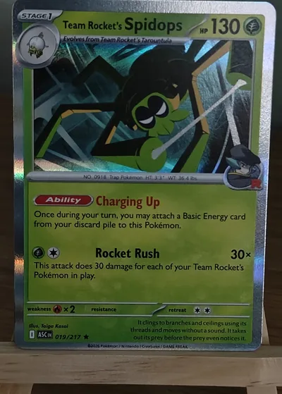Team Rocket's Spidops · Ascended Heroes · 19 · Holo · Near Mint