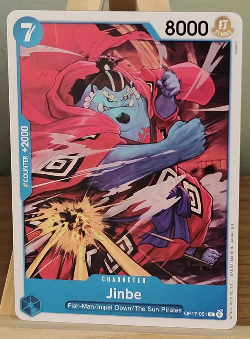 Jinbe · The World's Strongest Warriors · OP17-051 · Near Mint