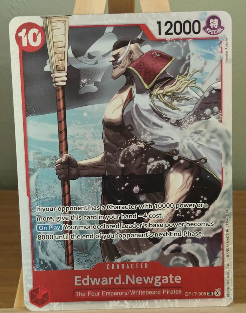 Edward.Newgate · The World's Strongest Warriors · OP17-005 · Near Mint
