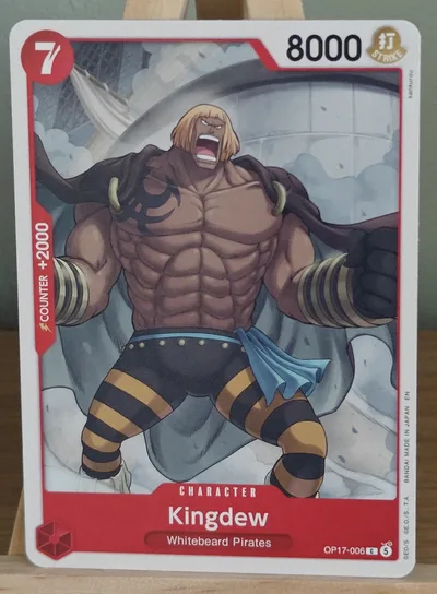 Kingdew · The World's Strongest Warriors · OP17-006 · Near Mint