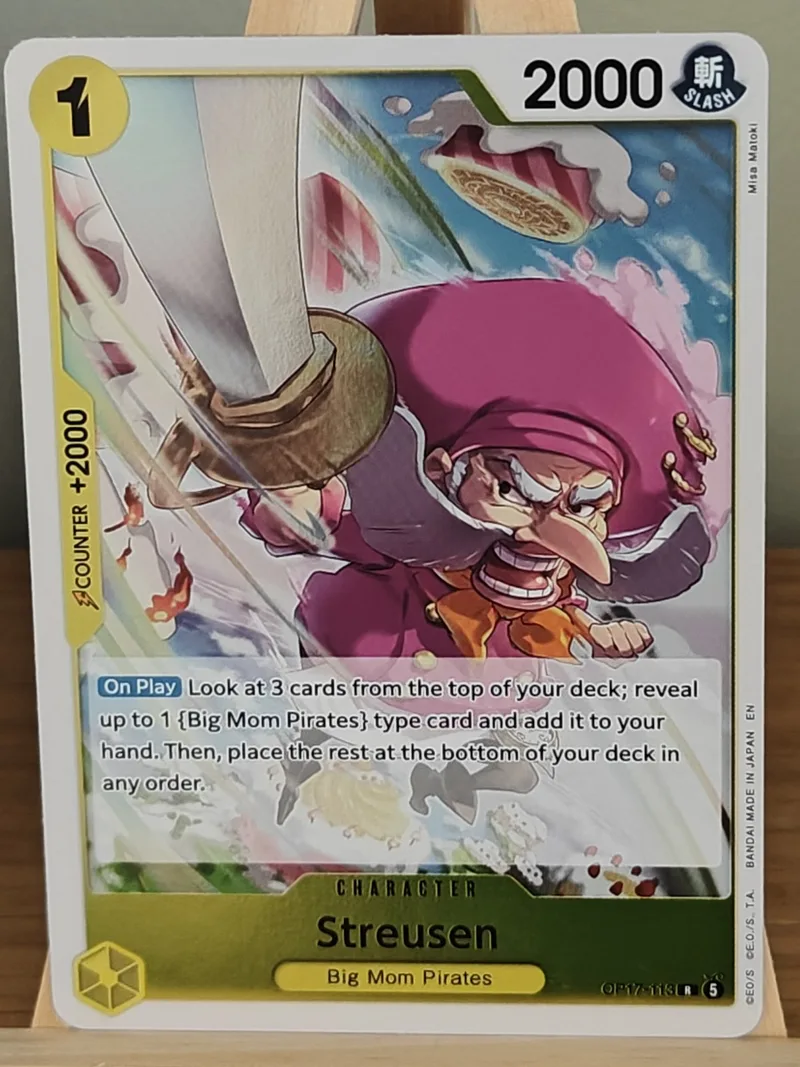 Streusen · The World's Strongest Warriors · OP17-113 · Near Mint