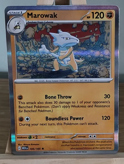 Marowak · 151 · 105 · Holo · Near Mint