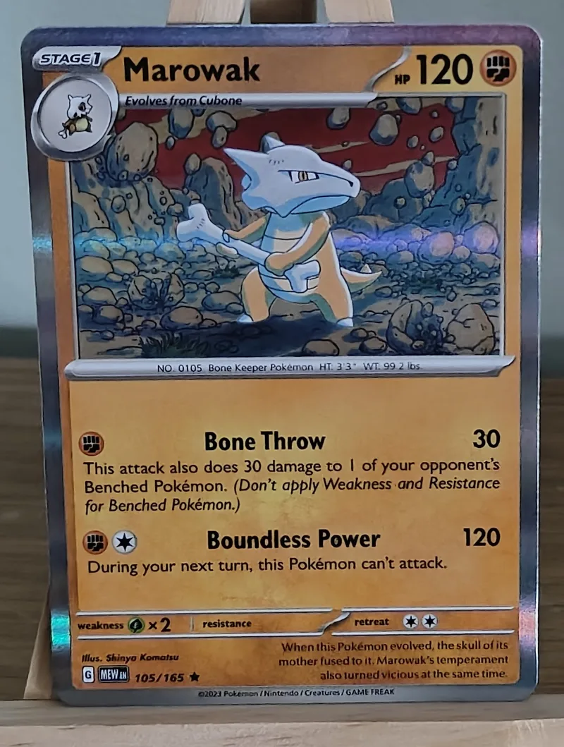 Marowak · 151 · 105 · Holo · Near Mint