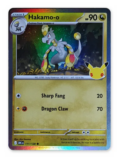Hakamo-o · 30th Celebration · 111 · Holo · Near Mint