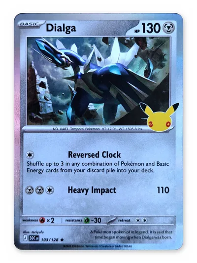 Dialga · 30th Celebration · 103 · Holo · Near Mint