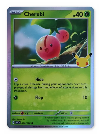 Cherubi · 30th Celebration · 006 · Holo · Near Mint