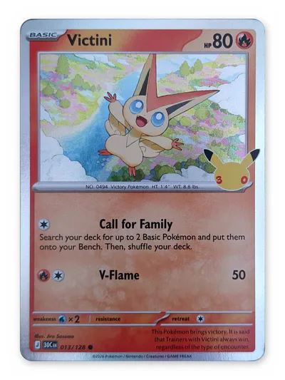 Victini · 30th Celebration · 013 · Holo · Near Mint