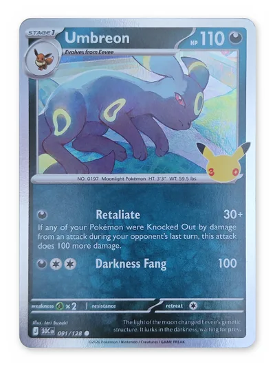 Umbreon · 30th Celebration · 091 · Holo · Near Mint