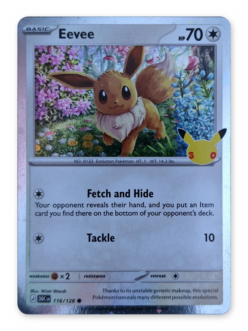 Eevee · 30th Celebration · 116 · Holo · Near Mint