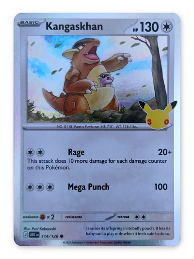 Kangaskhan · 30th Celebration · 114 · Holo · Near Mint