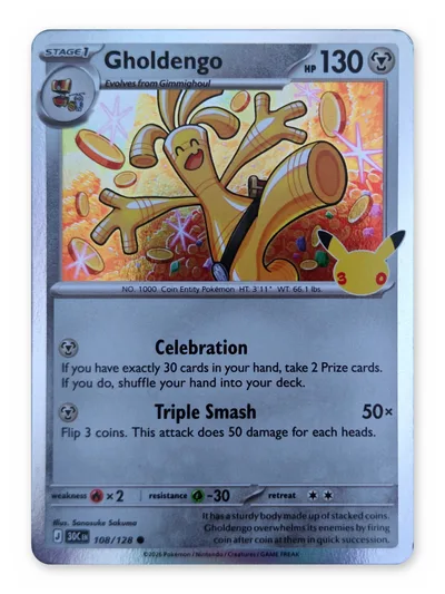 Gholdengo · 30th Celebration · 108 · Holo · Near Mint