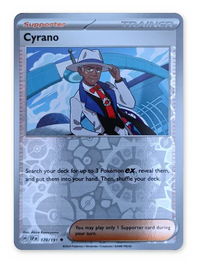 Cyrano · Surging Sparks · 170 · Reverse Holo · Near Mint