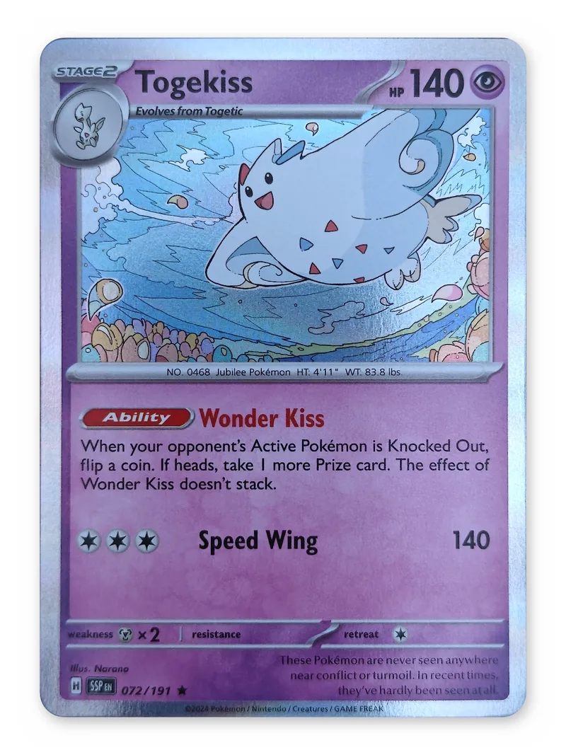 Togekiss · Surging Sparks · 72 · Holo · Near Mint
