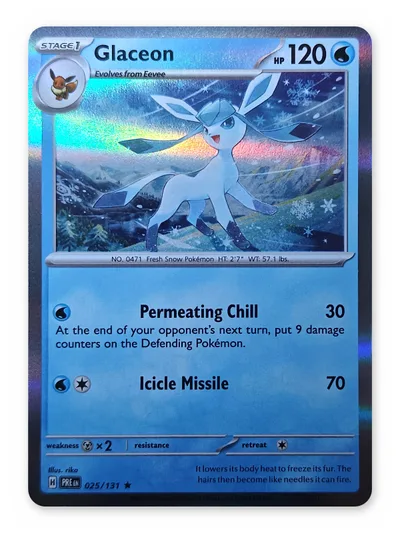 Glaceon · Prismatic Evolutions · 25 · Holo · Near Mint