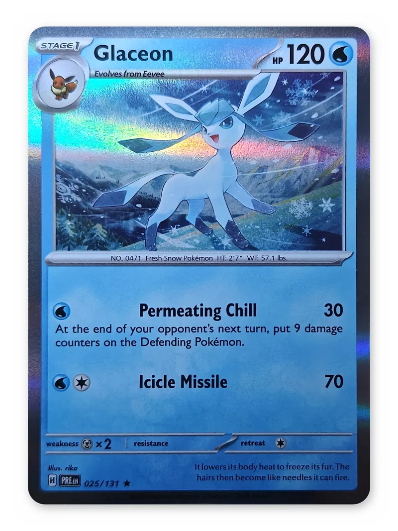 Glaceon · Prismatic Evolutions · 25 · Holo · Near Mint
