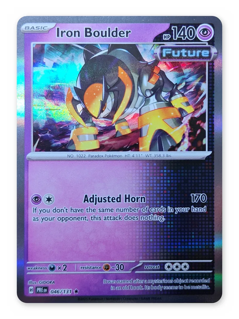 Iron Boulder · Prismatic Evolutions · 46 · Holo · Near Mint