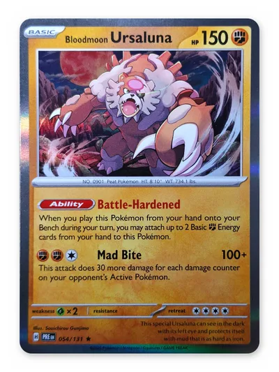 Bloodmoon Ursaluna · Prismatic Evolutions · 54 · Holo · Near Mint