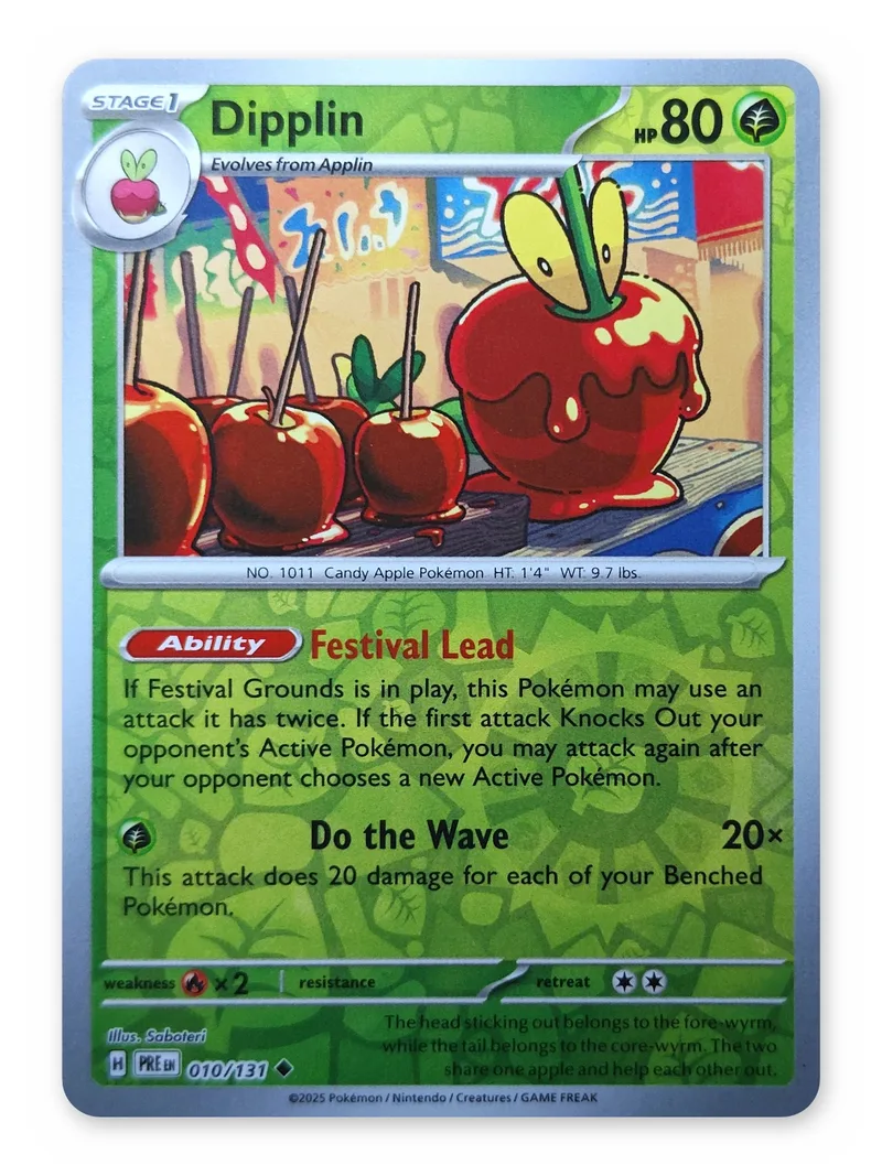 Dipplin · Prismatic Evolutions · 10 · Reverse Holo · Near Mint