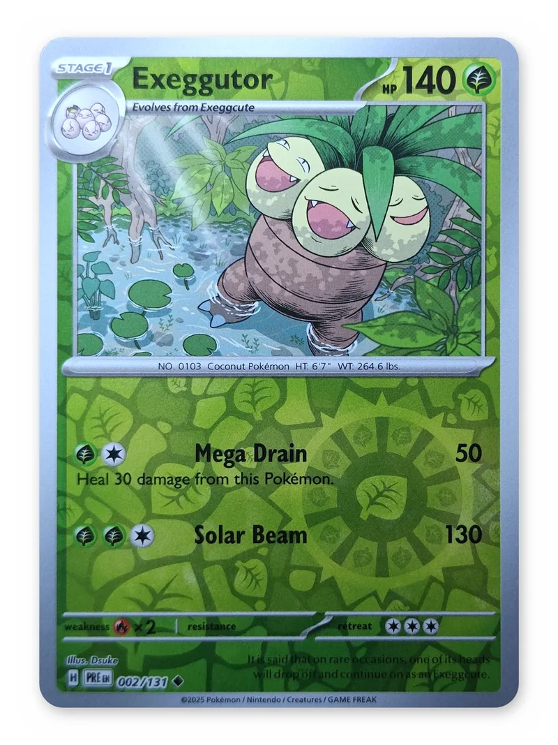 Exeggutor · Prismatic Evolutions · 2 · Reverse Holo · Near Mint