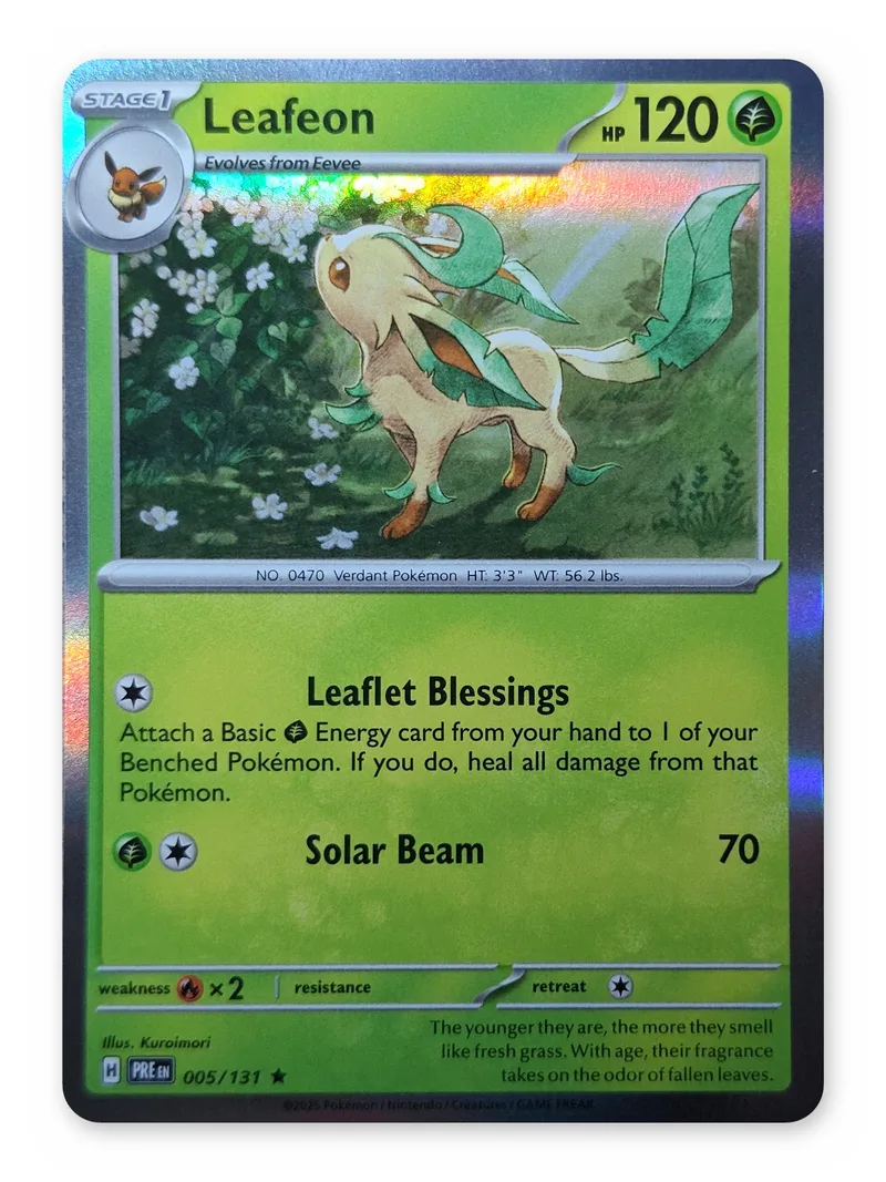 Leafeon · Prismatic Evolutions · 5 · Holo · Near Mint
