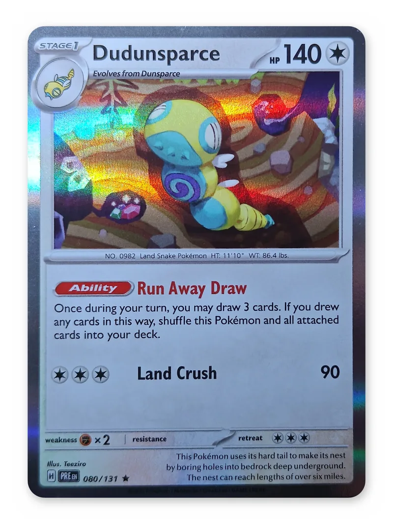 Dudunsparce · Prismatic Evolutions · 80 · Holo · Near Mint