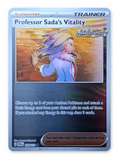 Professor Sada's Vitality · Prismatic Evolutions · 120 · Reverse Holo · Near Mint