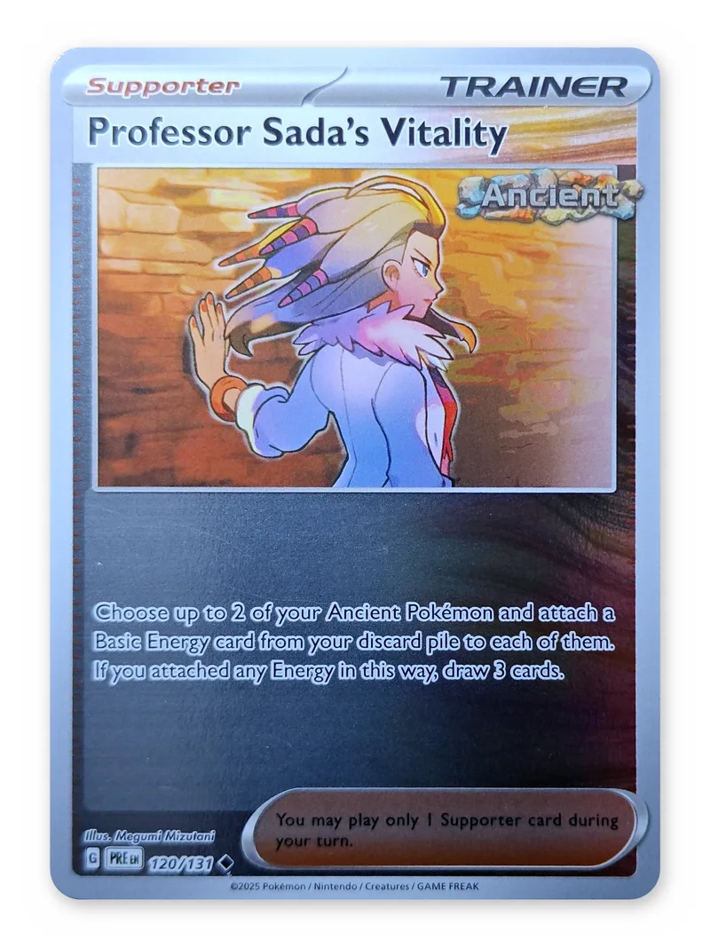 Professor Sada's Vitality · Prismatic Evolutions · 120 · Reverse Holo · Near Mint