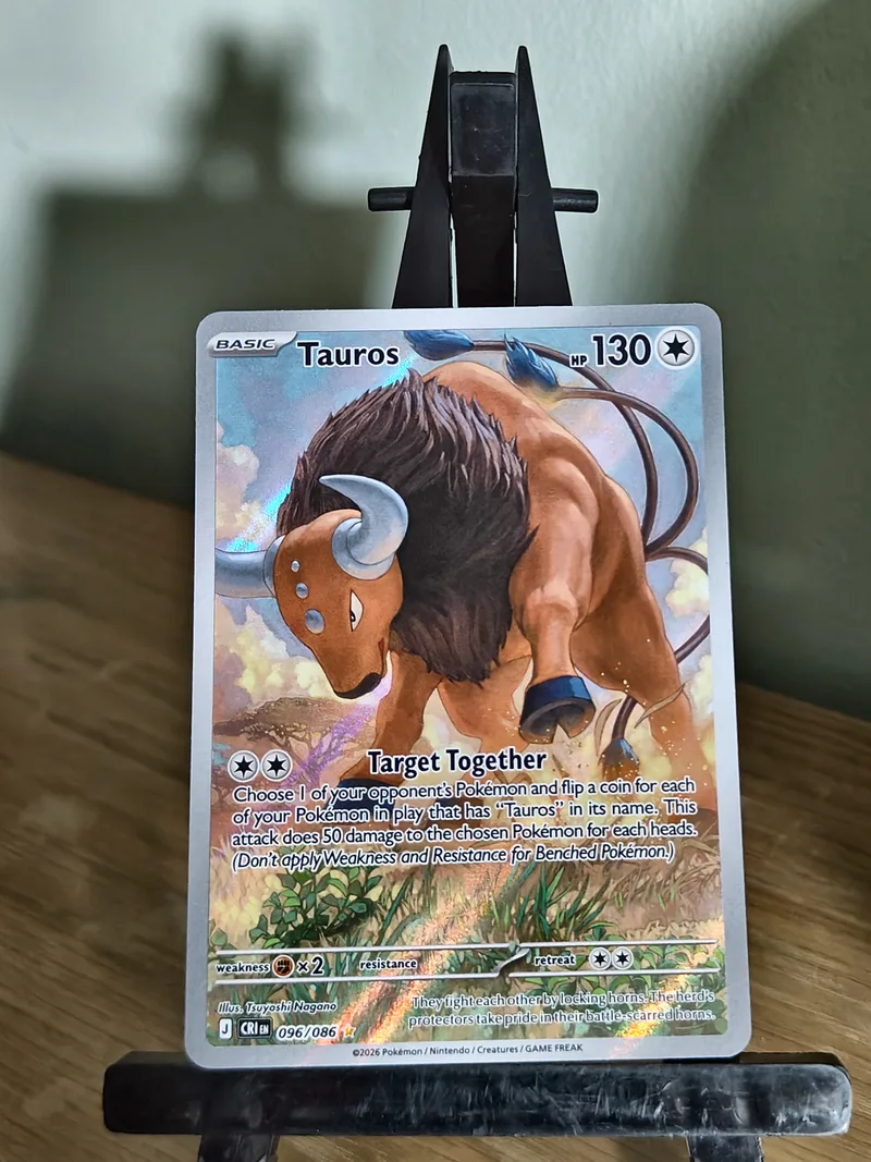 Tauros · Chaos Rising · 96 · Holo · Near Mint