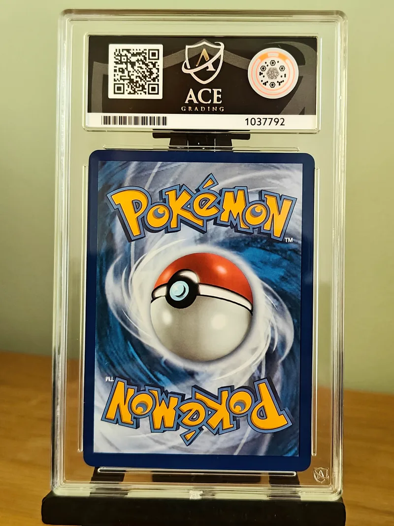 Mega Lucario ex · MEP Black Star Promos · 033 · Holo · ACE 10 graded slab (back)