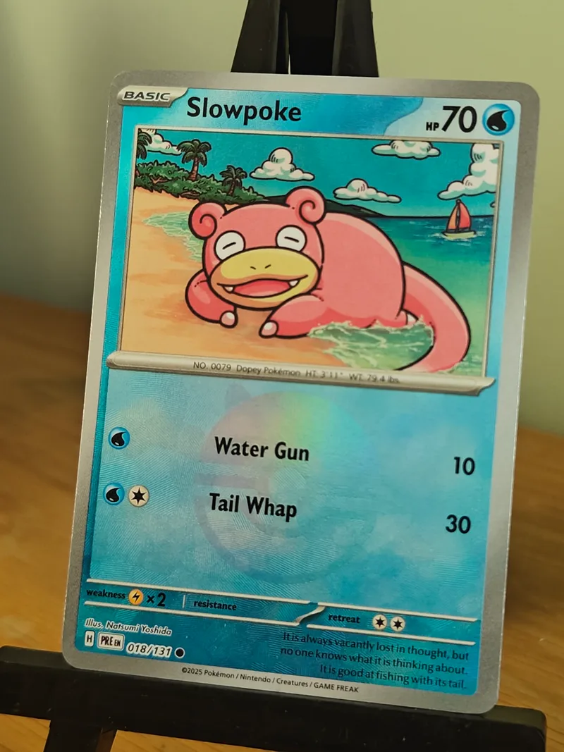 Slowpoke · Prismatic Evolutions · 18 · Poké Ball · Near Mint