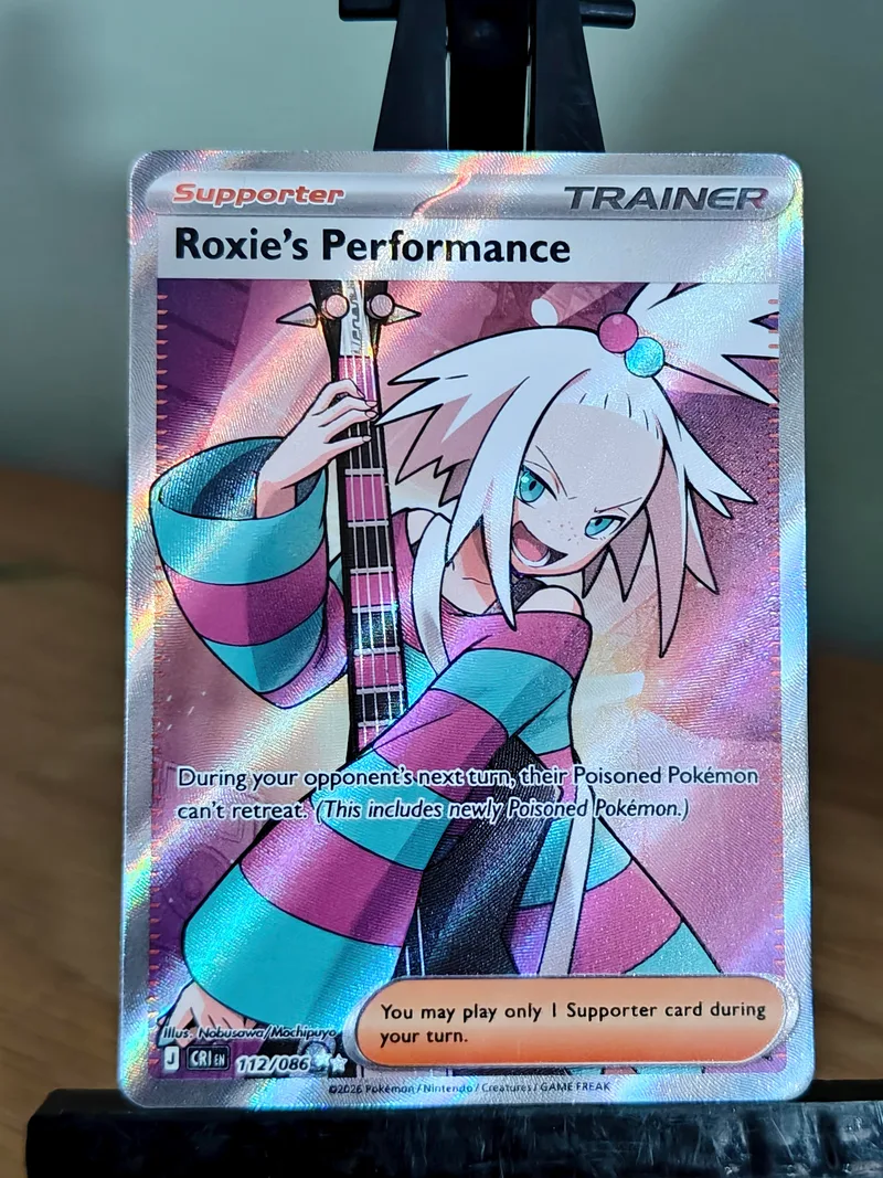 Roxie's Performance · Chaos Rising · 112 · Holo · Near Mint
