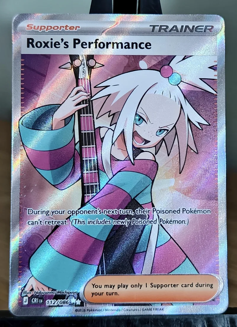 Roxie's Performance · Chaos Rising · 112 · Holo · Near Mint